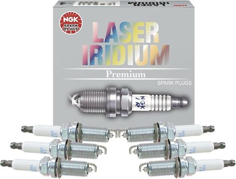 NGK Set 6 Laser Iridium Spark Plugs For BMW E60 E61 E70 E85 E86 E90 E91 E92 L6 in Saudi Arabia
