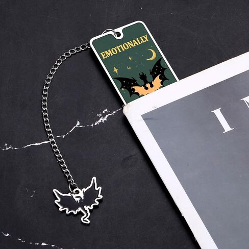 Fantasy Dragon Book Marks for Women Men - Christmas Funny Gift Ideas, 4th Forth Flying Dragon Themed Gift for Fantasy Book Lover, Stocking Stuffer for Reading Women Bookmark White Elephant Gifts Her in Saudi Arabia