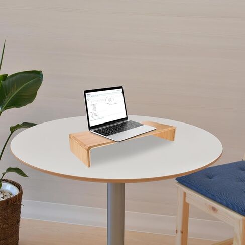 Monitor Stand Riser Desk Shelf 8Cm Height Computer Screen Riser Desktop Organizer for Office Workspace Storage in Saudi Arabia