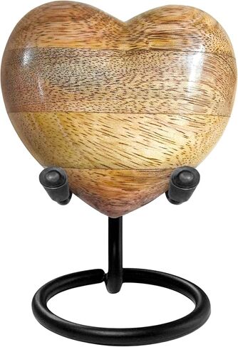 Cremation Urns for Human Ashes - Wooden Legacy Large Decorative Urn for Adult Men & Women - Burial Urns for Adult Human Ashes in Kuwait
