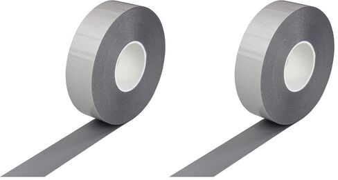 High Visibility Iron On Reflective HTV Heat Transfer Vinyl Tape for Clothing Gray (2 Inch x 10 Yard) in Saudi Arabia