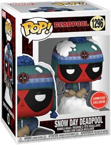 Funko Pop Marvel: Deadpool - Snow Day Deadpool (حصريًا لـ Gamestop) #1296 in Saudi Arabia
