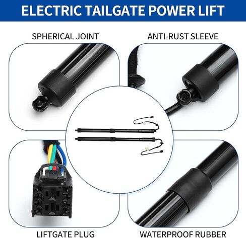 X AUTOHAUX Rear Left Right Tailgate Power Lift Support for Porsche Cayenne 3.0L 3.6L 4.8L 2011-2014 Liftgate Power Hatch Shock Strut No.95851285104 Electric Trunk Power Liftgate 1 Pair in Saudi Arabia