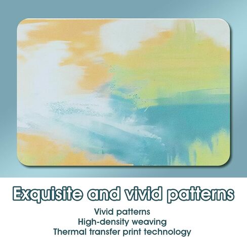 1PCS Mouse Pad, 26 * 21CM Mousepad, Computer Mouse Pad Cute, Oil Painting Style Mouse Pad Gaming, for Desk/Women in Saudi Arabia