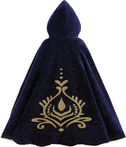 Girls Anna Velet Cape Hooded Cloak Kids Play Cape Dress up Costume in Saudi Arabia