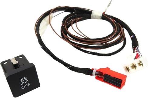 Car Traction Control ESP Off ASR Switch Button With Cable Wiring Harness Plug Compatible With Vw Jetta Golf 6 MK6 1TD 927 117 1TD927117 in Saudi Arabia