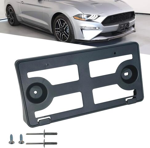 Front License Plate Frame Tag Mounting Bracket Holder Fits for 2018-2022 Ford Mustang Replace JR3Z17A385AA FO1068169 in Saudi Arabia