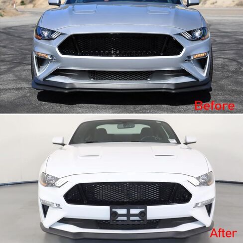 Front License Plate Frame Tag Mounting Bracket Holder Fits for 2018-2022 Ford Mustang Replace JR3Z17A385AA FO1068169 in Saudi Arabia