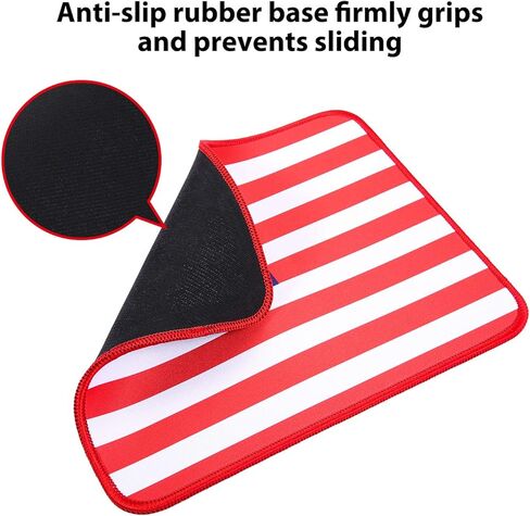 Gaming Mouse Pad, Mouse Pad, Enhanced Precision for Gaming and Work, Mat with Anti-Slip Rubber Base, Stitched Edges, Ideal for Computers and Laptops in Saudi Arabia