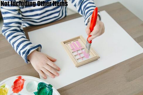 باب شبكي مصغر من Odoria Dollhouse: لوحة زجاجية للأبواب الأمامية بمقياس 1/12 لحديقة Elf Fairy في الهواء الطلق - نموذج بناء أثاث حديث صغير - بوابة دخول صغيرة من الخشب غير المكتمل، Inswing in Kuwait