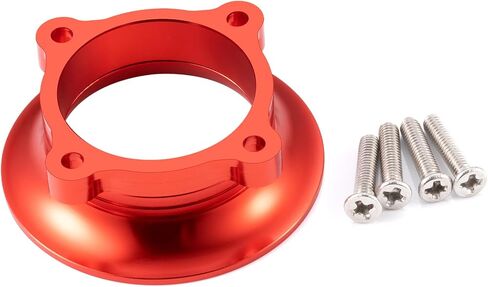 Metal Cooling Fan Cover Air Inlet Channel 25mm Upgrade Parts for 1/10 Sakura D4 RC Road Drift Car (Red) in Saudi Arabia