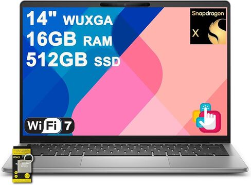 Dell Inspiron 14 2 in 1 Touchscreen Laptop, 14 Inch FHD+ Touch Screen Convertible, AMD Ryzen 5, 8GB RAM 512GB SSD, Windows 11 Pro, Lifetime Microsoft Office, Backlit Keyboard, Fingerprint Reader, HDMI in Saudi Arabia