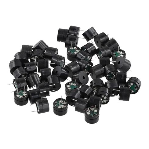 50PCS Universal Passive Buzzer Electromagnetic Impedance 16 Ohms Electromagnetic Buzzer AC/2KHz 3V 5V 9V 12V Resistance Speaker in Saudi Arabia