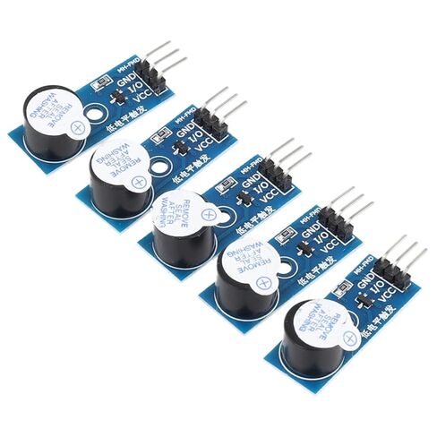 5PCS Active Buzzer Low Level Modules 3.3V-5V Buzzer Module Low Level Trigger 3 Pin Buzzer Alarm Module Electronic Component in Saudi Arabia