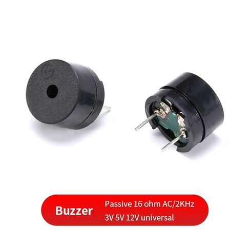 10pcs 3V 3.3V 5V 12V 24V Active Buzzer Magnetic Long Continous Beep Tone 12MM 9.5MM Active/Passive Piezo Buzzers(TMB12A-12V-active) in Saudi Arabia