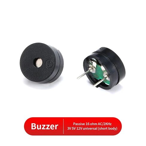 10pcs 3V 3.3V 5V 12V 24V Active Buzzer Magnetic Long Continous Beep Tone 12MM 9.5MM Active/Passive Piezo Buzzers(TMB12A-12V-active) in Saudi Arabia