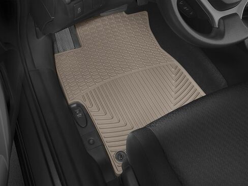 سجادات أرضية Weathertech مناسبة لجميع الأحوال الجوية لسيارة Honda Civic Si - الصف الأول (W330)، أسود in Kuwait