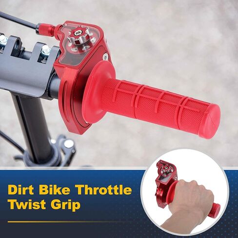 دراجة نارية خنق تويست قبضة 7/8 "22 مللي متر ، CNC خنق مقبض ل KLX CR CRF EXC XR TTR SSR 50cc-250cc الترابية دراجة الطرق غير الممهدة دراجة صغيرة رباعية ATV in Saudi Arabia