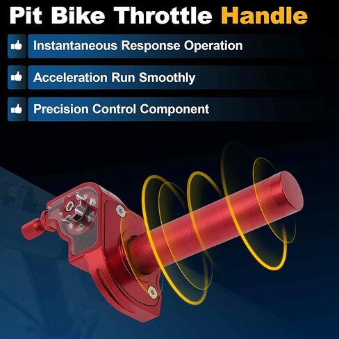 دراجة نارية خنق تويست قبضة 7/8 "22 مللي متر ، CNC خنق مقبض ل KLX CR CRF EXC XR TTR SSR 50cc-250cc الترابية دراجة الطرق غير الممهدة دراجة صغيرة رباعية ATV in Saudi Arabia