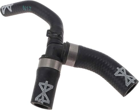Radiator Hose Heater Hose Radiator Outlet Hose Pipe No.7L0121156A for Audi Q7 3.6L 2007-2010 Rubber Coolant Pipe Black 1 Pc in Saudi Arabia