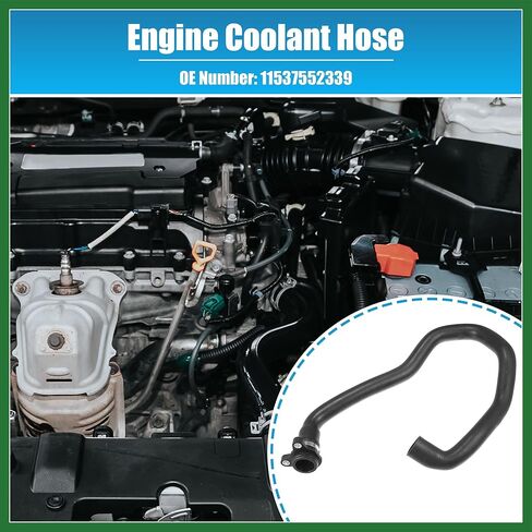 Motoforti 1 Pcs Engine Coolant Hose for BMW X3 3.0L L6 - Gas 2007-2010 No.11537552339 Long-lasting in Saudi Arabia