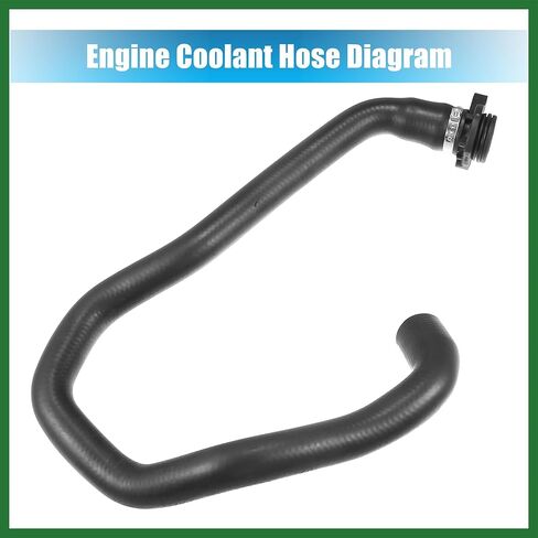 Motoforti 1 Pcs Engine Coolant Hose for BMW X3 3.0L L6 - Gas 2007-2010 No.11537552339 Long-lasting in Saudi Arabia