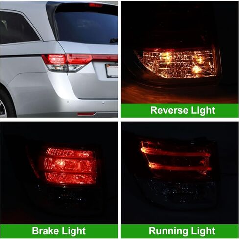 Tail Light Outer Compatible with Honda Odyssey 2014-2017 Rear Taillight Assembly Left Driver Side Brake Lamp Replace HO2804104 in Saudi Arabia
