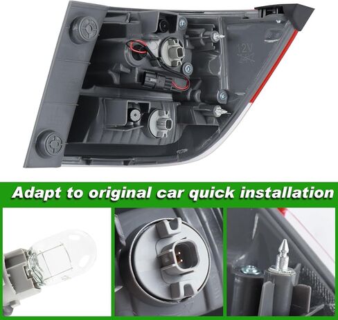 Tail Light Outer Compatible with Honda Odyssey 2014-2017 Rear Taillight Assembly Left Driver Side Brake Lamp Replace HO2804104 in Saudi Arabia