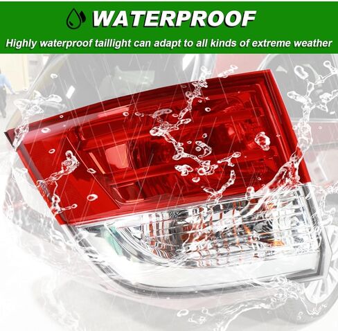 Tail Light Outer Compatible with Honda Odyssey 2014-2017 Rear Taillight Assembly Left Driver Side Brake Lamp Replace HO2804104 in Saudi Arabia
