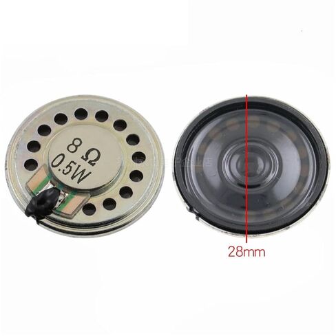 1pcs 8R 0.5W Horn Loud Speaker Buzzer Ringer 20mm 23mm 28mm 30mm 40mm 50mm 8 ohm 0.5W Small Loudspeaker(1Pcs 30mm) in Saudi Arabia