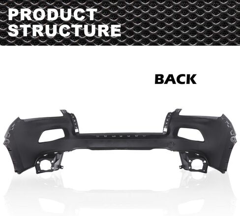 Front Upper Bumper Cover Compatible with Jeep Cherokee 2014 2015 2016 2017 2018 NOT Fit Trailhawk Models 5NJ52TZZAB CH1014112 in Saudi Arabia