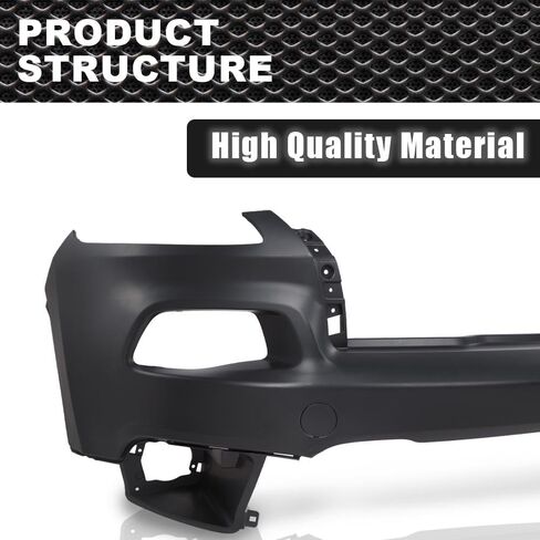 Front Upper Bumper Cover Compatible with Jeep Cherokee 2014 2015 2016 2017 2018 NOT Fit Trailhawk Models 5NJ52TZZAB CH1014112 in Saudi Arabia