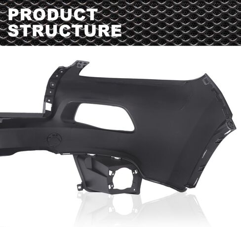 Front Upper Bumper Cover Compatible with Jeep Cherokee 2014 2015 2016 2017 2018 NOT Fit Trailhawk Models 5NJ52TZZAB CH1014112 in Saudi Arabia