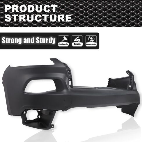 Front Upper Bumper Cover Compatible with Jeep Cherokee 2014 2015 2016 2017 2018 NOT Fit Trailhawk Models 5NJ52TZZAB CH1014112 in Saudi Arabia