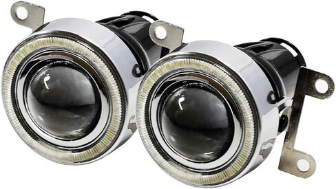 مجموعة مصابيح الضباب لجهاز العرض iJDMTOY LED متوافقة مع 2015-2017 Subaru WRX أو STi، مع 40-SMD LED مصابيح وقوف السيارات الدائرية، تتضمن (2) مصابيح ضباب LED، (2) أغطية إطار غير لامع وحزام مرحل مع مفتاح in Saudi Arabia