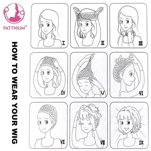 Kids Purple Wig Child Bob Wig Short Light Purple Wigs for Girls Lavender Purple Bob Hair Cosplay Party Synthetic Rose Net Daily Wear Wigs in Saudi Arabia