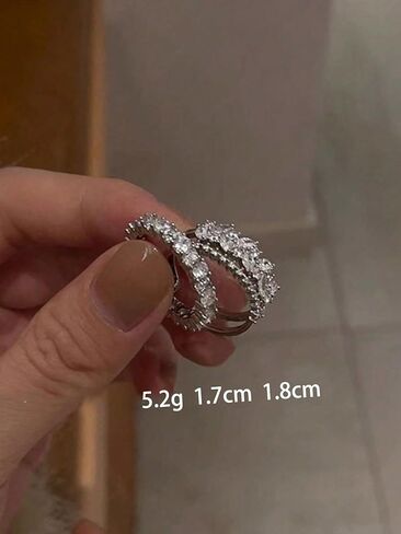 2-Piece Sparkling Open Ring Set in Saudi Arabia