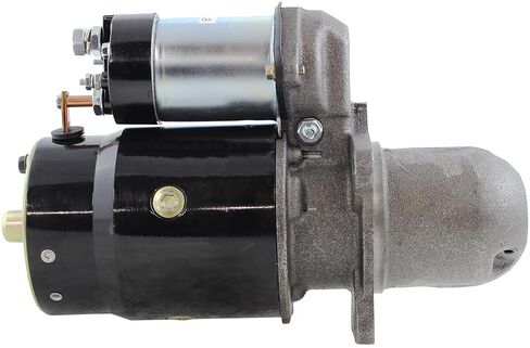 New USA Built Starter for IHC C231/C263/C301 12 Volt 9 Tooth Counterclockwise Replaces: 1109575 1107229 1107744 1108321 12301285 19136156 104189A1R A480683Z 374582R91 377100R91 323-634 in Saudi Arabia