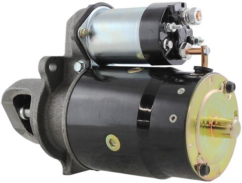 New USA Built Starter for IHC C231/C263/C301 12 Volt 9 Tooth Counterclockwise Replaces: 1109575 1107229 1107744 1108321 12301285 19136156 104189A1R A480683Z 374582R91 377100R91 323-634 in Saudi Arabia