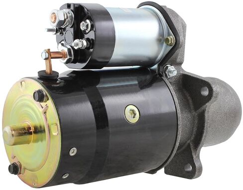 New USA Built Starter for IHC C231/C263/C301 12 Volt 9 Tooth Counterclockwise Replaces: 1109575 1107229 1107744 1108321 12301285 19136156 104189A1R A480683Z 374582R91 377100R91 323-634 in Saudi Arabia