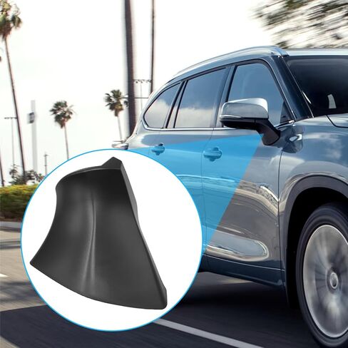 Jaronx متوافق مع غطاء مرآة جانبية Toyota Highlander 2020-2024، غطاء قاعدة مثلث لمرآة الرؤية الخلفية لجانب الركاب لسيارة Toyota Highlander-NOT FIT GRAND HIGHLANDER (يمين) in Saudi Arabia