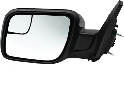 Left Side Mirror Assembly Compatible with 2011-2019 Explorer w/Manual Folding and Power Glass Replace FO1320553 GB5Z17683AB Driver Side Door Mirror (3 Pins Gloss Black) in Saudi Arabia