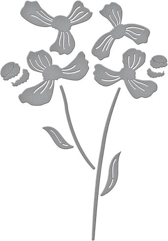 Spellbinders S2-401 Layered Anemone Etched Dies fromthe Spotlight Frames and Florals Collection by Lisa Horton in Kuwait
