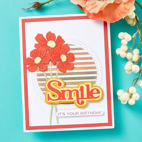 Spellbinders S2-401 Layered Anemone Etched Dies fromthe Spotlight Frames and Florals Collection by Lisa Horton in Kuwait