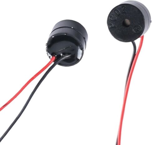 5PCS/LOT 12V 12*9.5MM Electromagnetic Active Buzzer Speaker Alarm Loudspeaker with Cable in Saudi Arabia