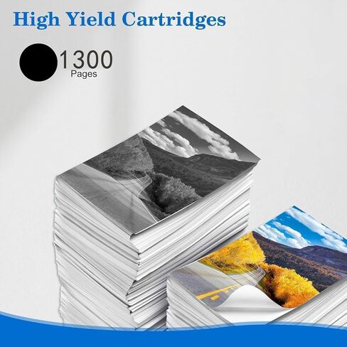 خراطيش الحبر الأسود 923XL 923e المتوافقة مع خراطيش الحبر HP 923 923xl البديلة لحبر HP 923e الأسود لـ HP OfficeJet Pro 8120 8122 8124 8125 8130 8132 8134 8135 8138 8139 (1BK) in Kuwait