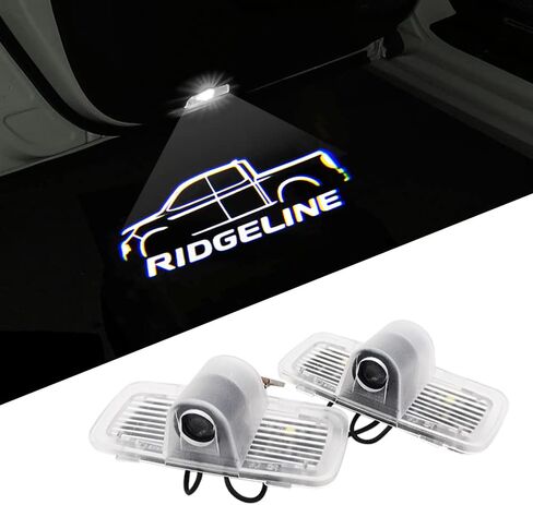 2 pcs Non-Fading Ridgeline LED Car Door Logo Lights Courtesy Projector Laser Welcome Light Ghost Shadow Lights Puddle lamp Fit for 2017-2021 Ridgeline Accessorie (Ridgeline01 -HD) in Saudi Arabia