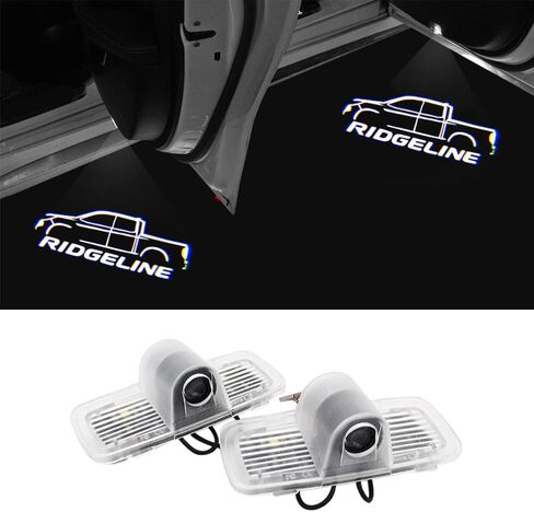 2 pcs Non-Fading Ridgeline LED Car Door Logo Lights Courtesy Projector Laser Welcome Light Ghost Shadow Lights Puddle lamp Fit for 2017-2021 Ridgeline Accessorie (Ridgeline01 -HD) in Saudi Arabia