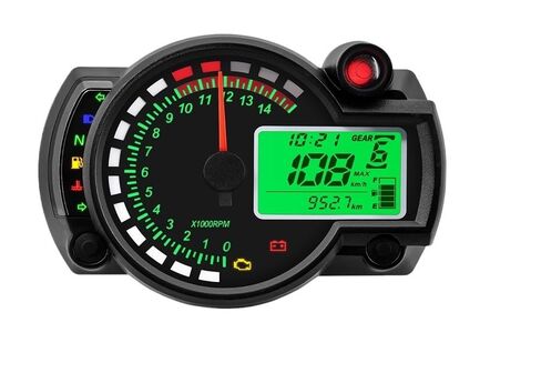 Motorcycle Odometer Dashboard Moto Meter Universal Digital Motorcycle Odometer Tachometer Meter Instrument 299KM/H Instrument in Saudi Arabia
