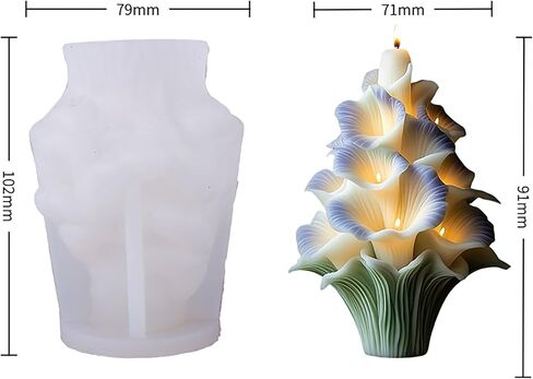 Cover Eye Elephant Resin Mold - 3D Silicone Mold for Candle Making & Jewelry Casting in Kuwait